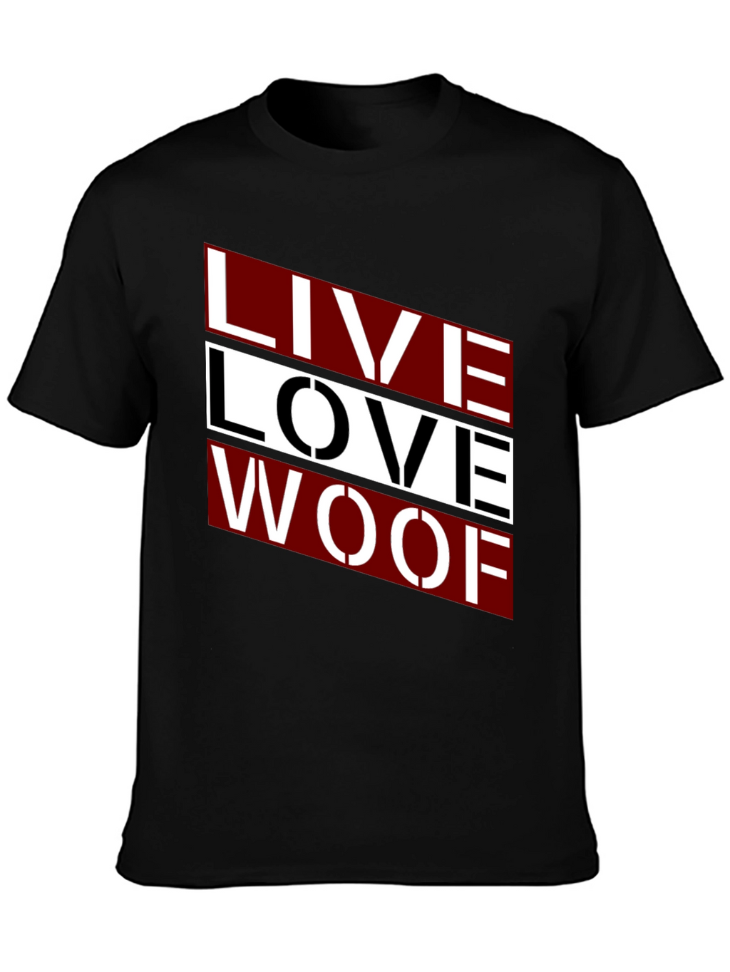 Live Love Woof Graphic Tee
