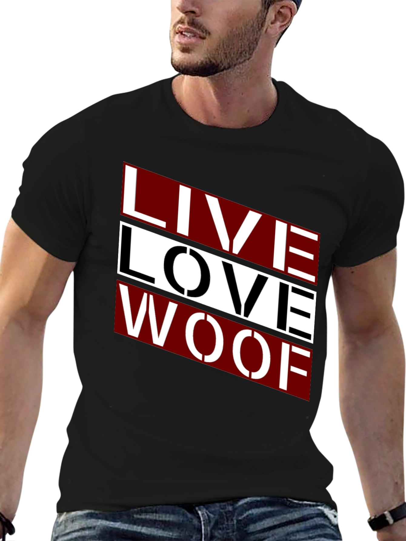 Live Love Woof Graphic Tee