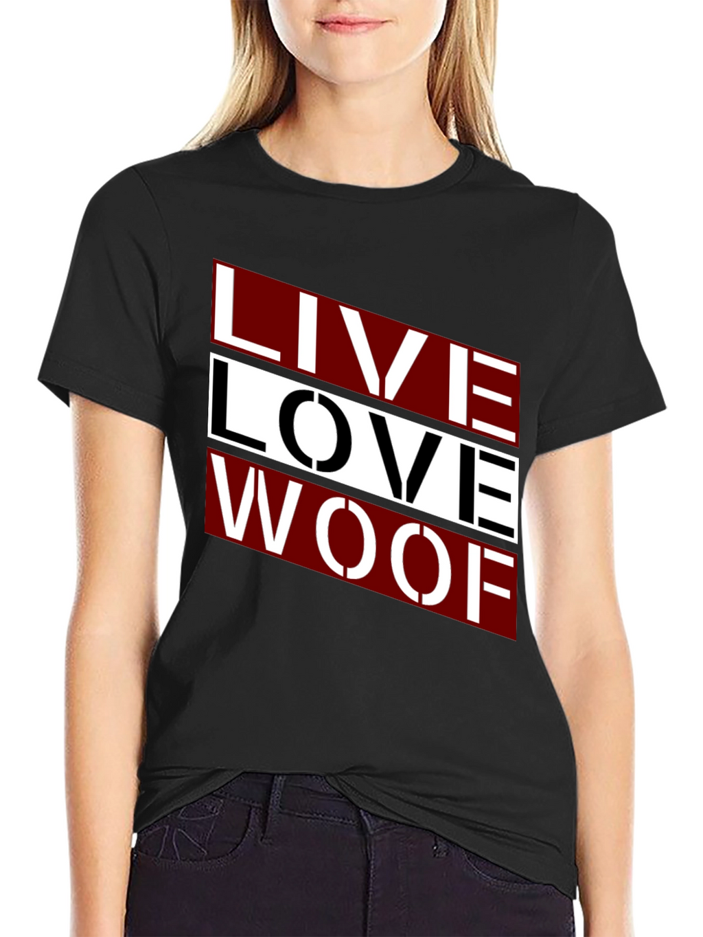 Live Love Woof Graphic Tee