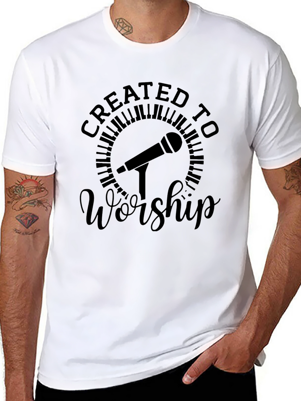 Created to Worship Graphic T-Shirt