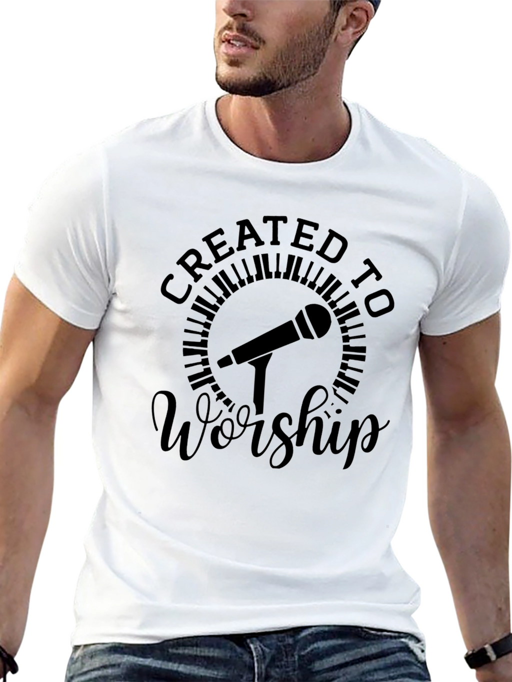 Created to Worship Graphic T-Shirt