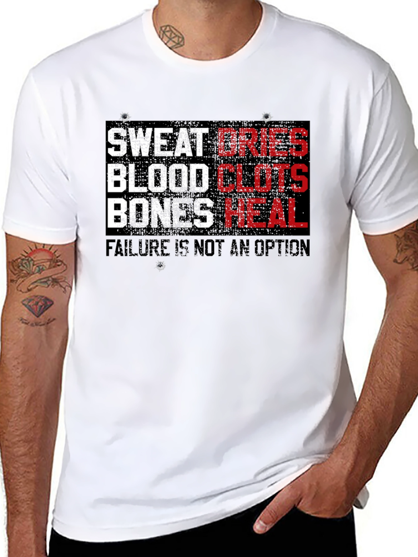 Sweat Dries Blood Clots Bones Heal T-Shirt