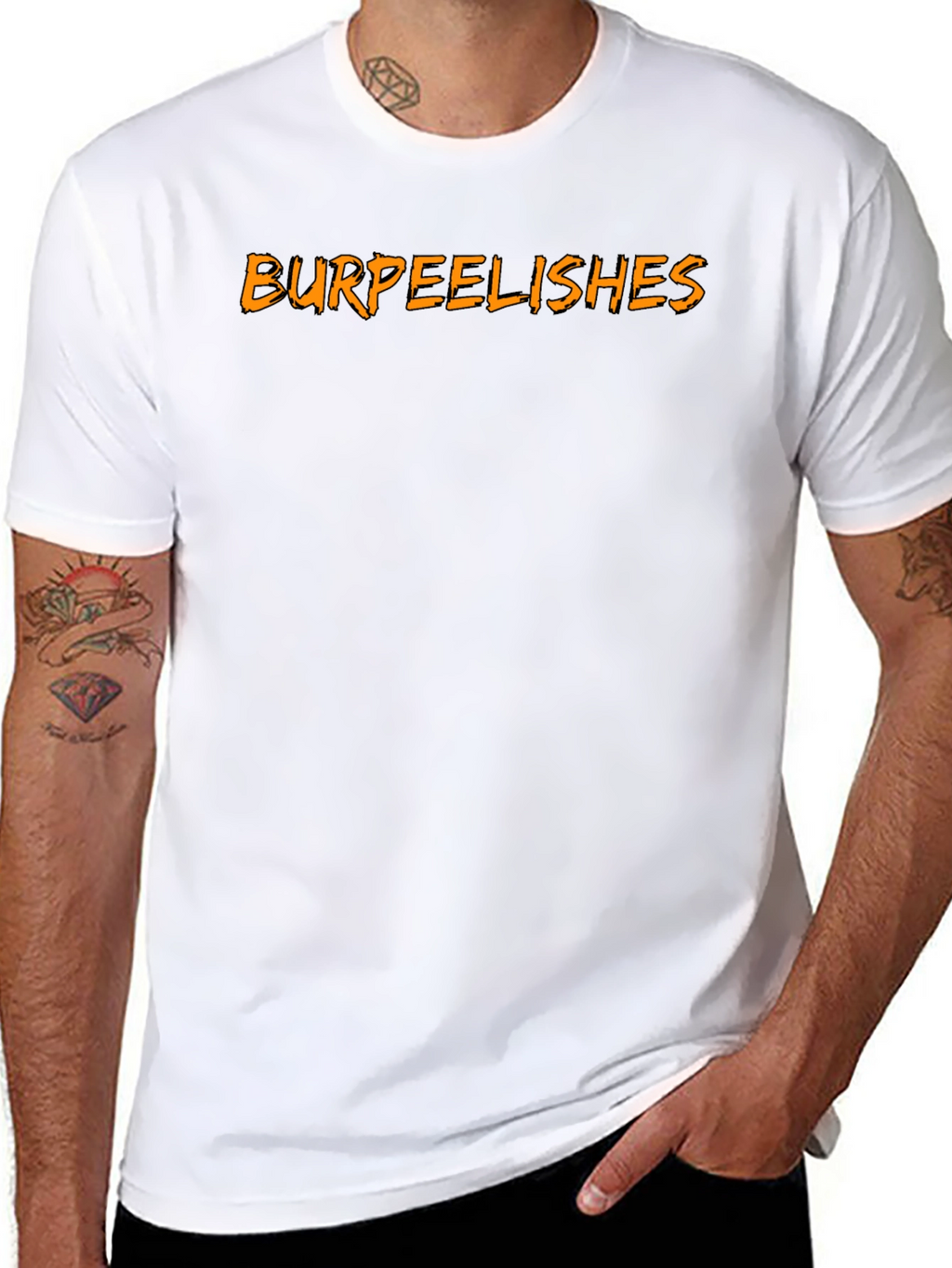 Burpeelishes Black Graphic Tee
