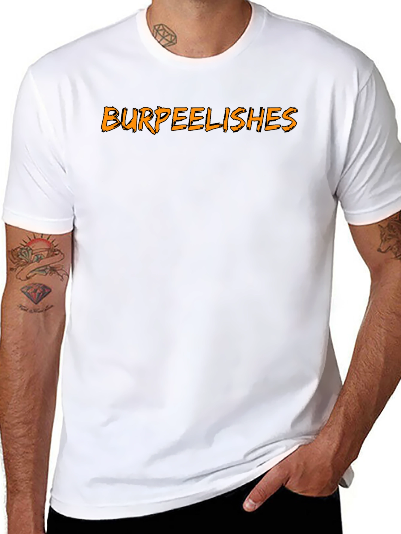 Burpeelishes Black Graphic Tee