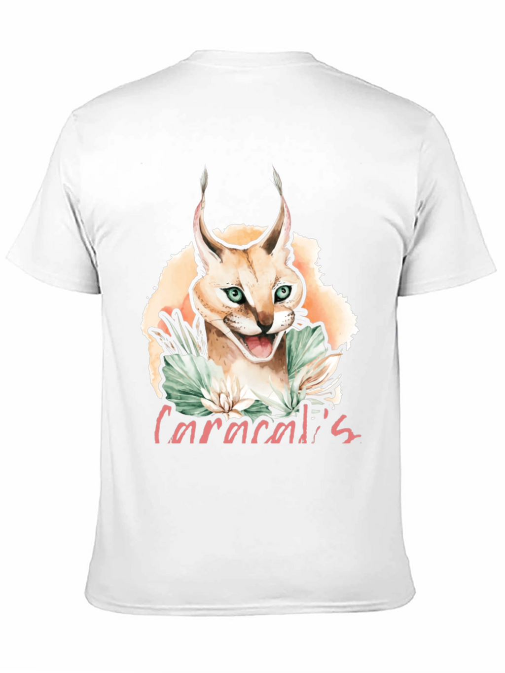 Caracal Cat Graphic T-Shirt