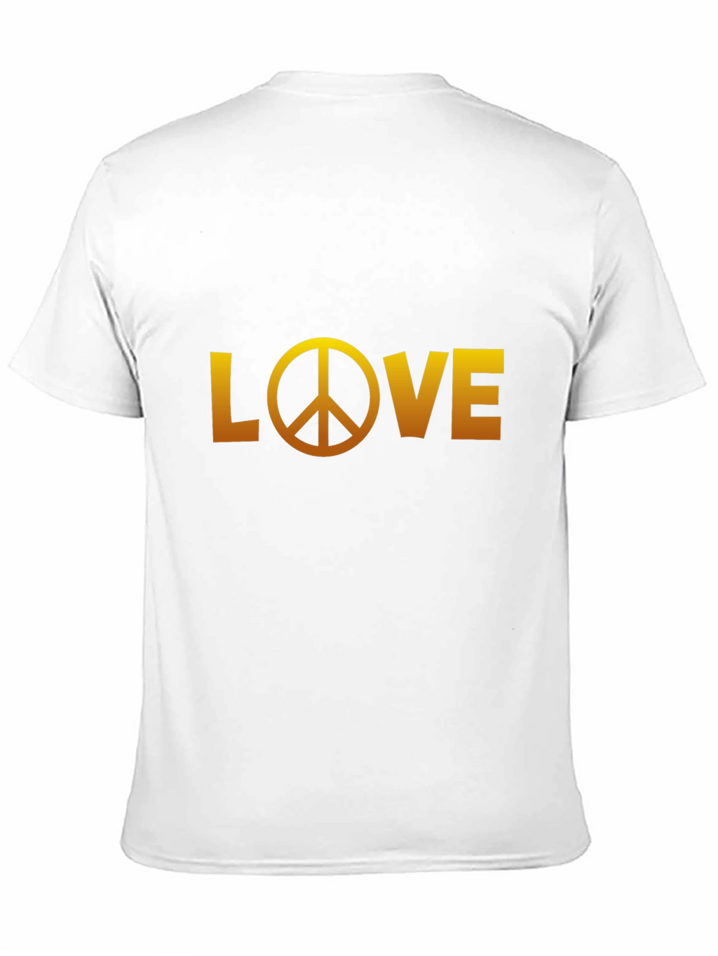 Love Peace Sign Black Graphic Tee
