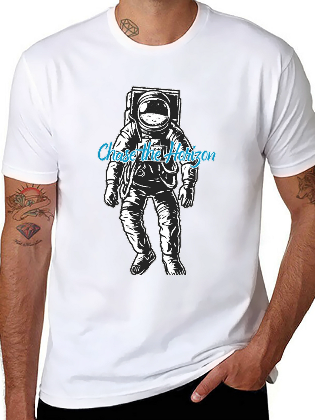 Chase the Horizon Astronaut Graphic Tee