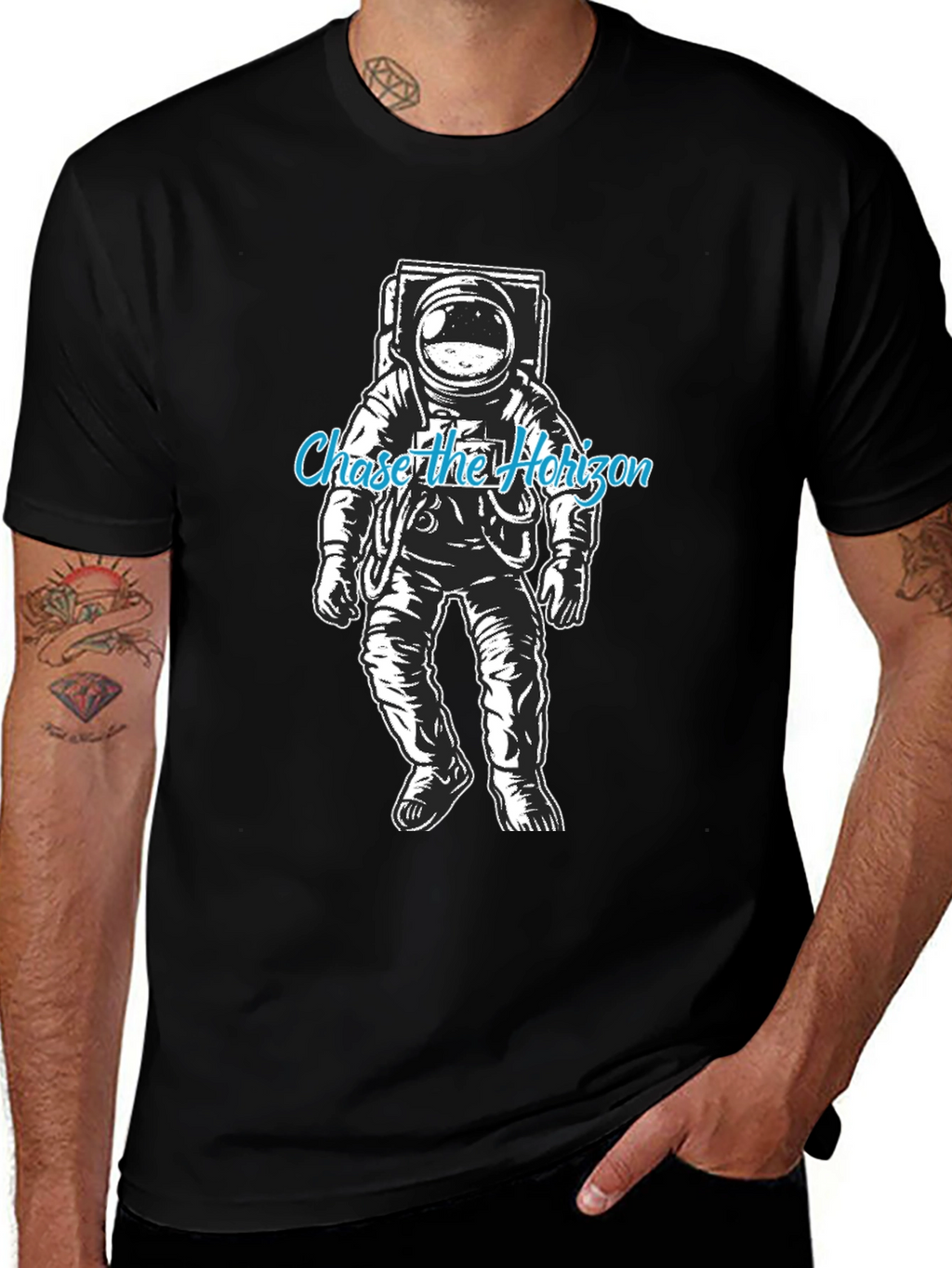 Chase the Horizon Astronaut Graphic Tee