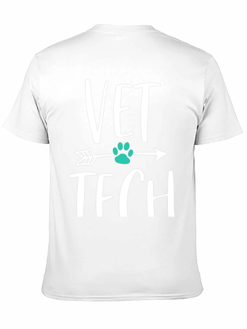Vet Tech Arrow Paw Print T-Shirt