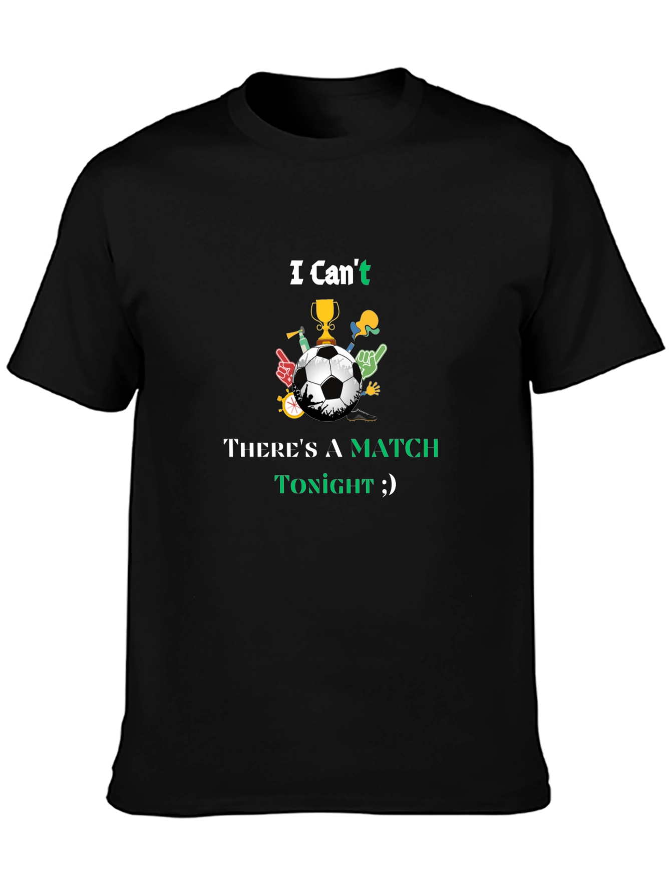 Soccer Match Tonight Graphic Tee