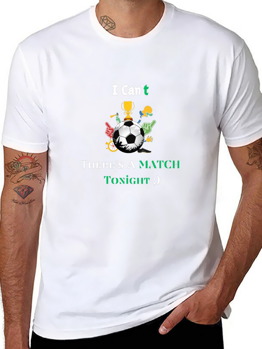 Soccer Match Tonight Graphic Tee