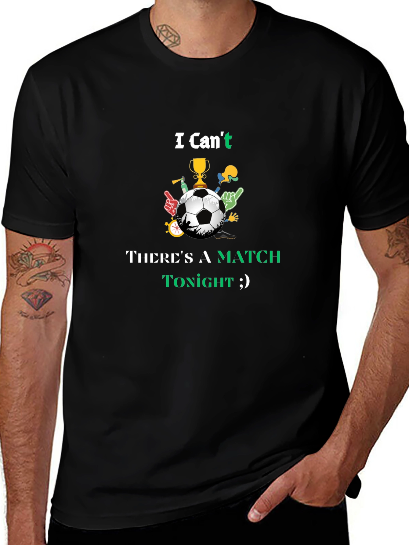 Soccer Match Tonight Graphic Tee