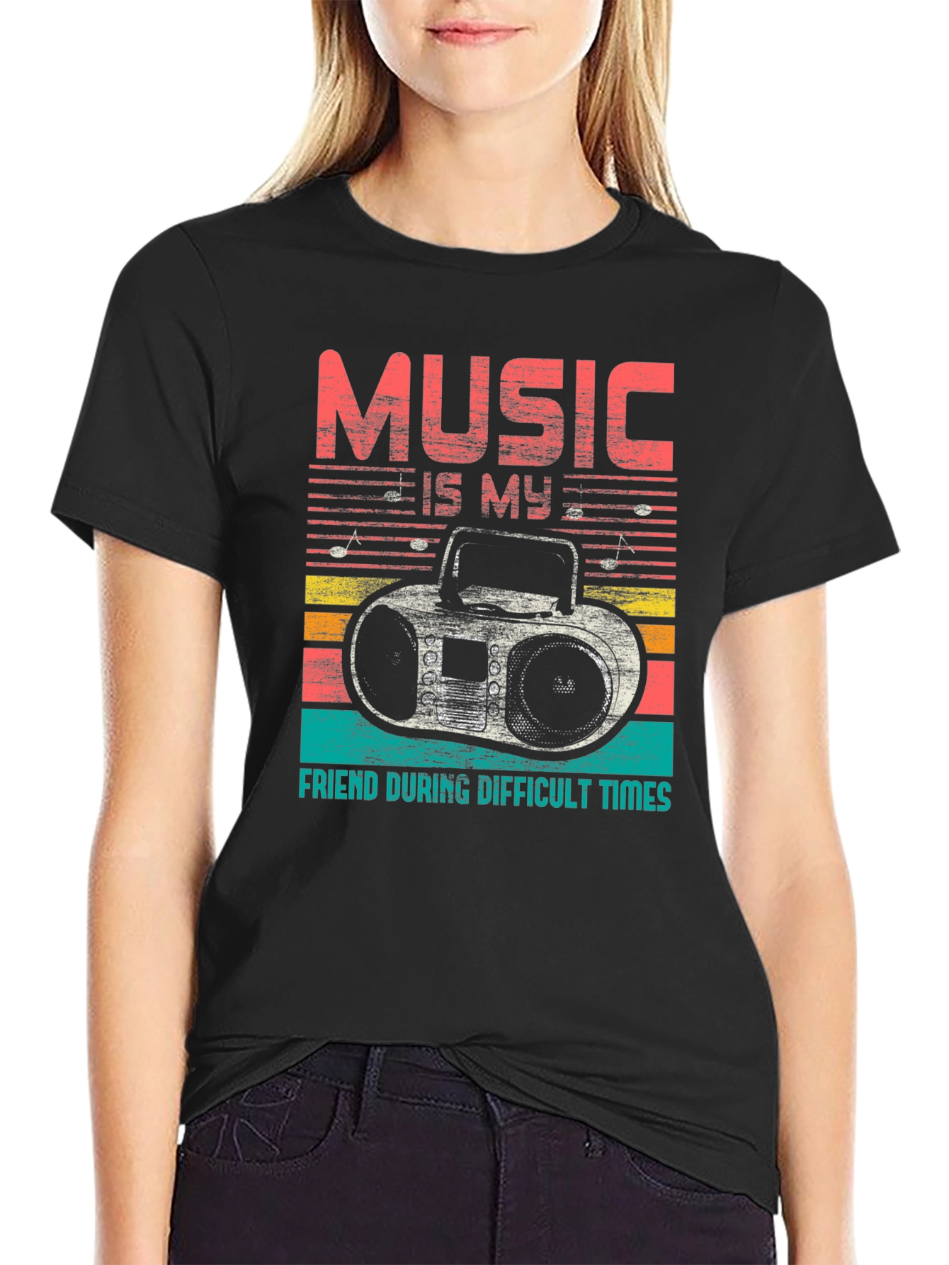 Music is My Friend Tee