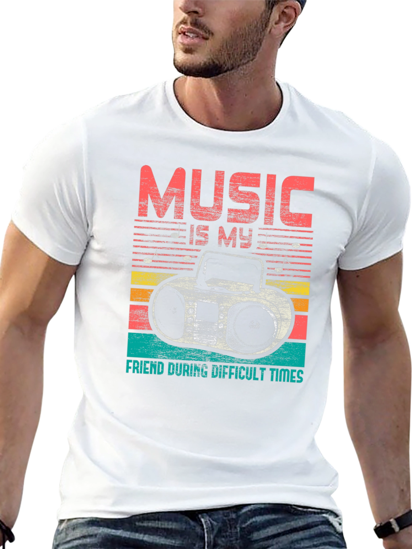 Music is My Friend Tee