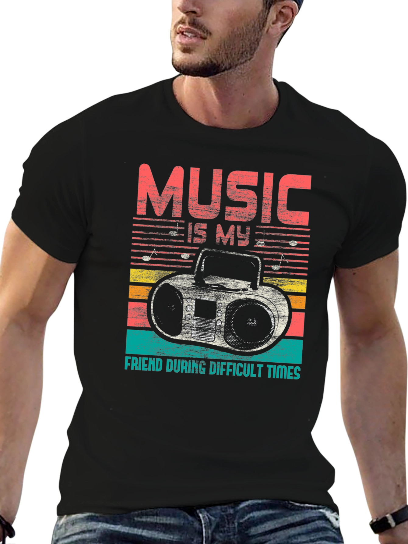 Music is My Friend Tee