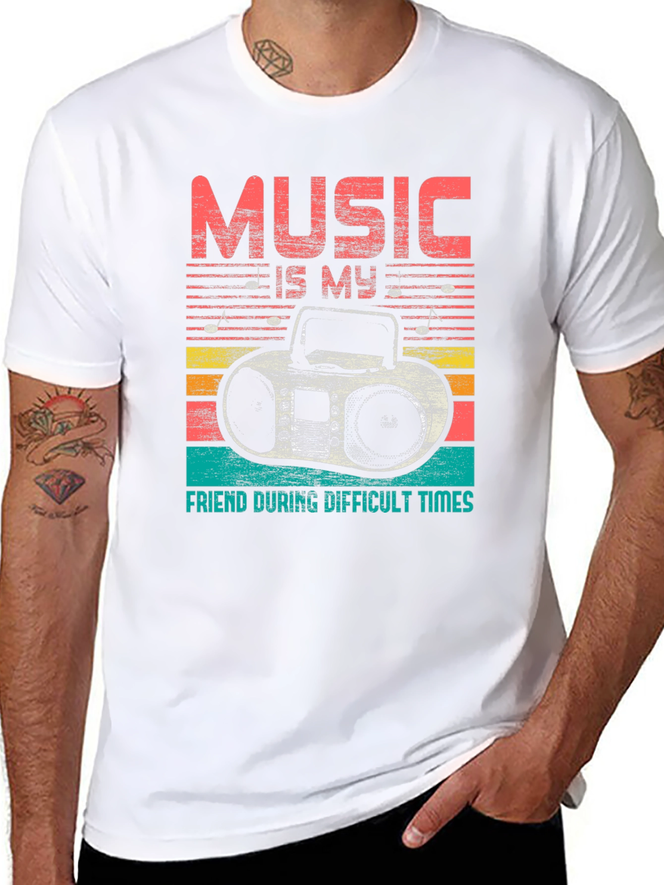 Music is My Friend Tee