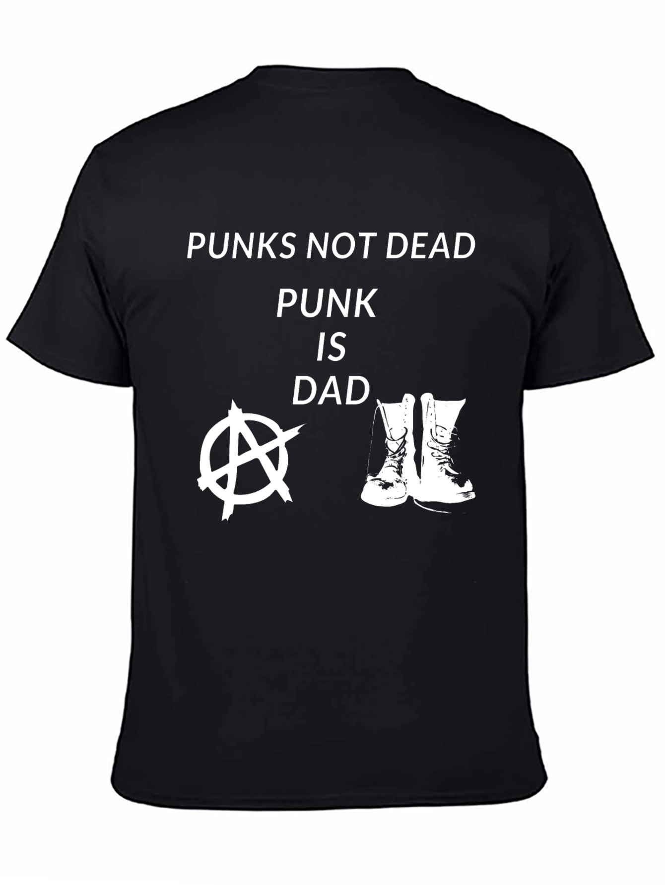 Punks Not Dead Dad Graphic Tee