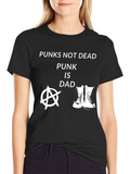Punks Not Dead Dad Graphic Tee
