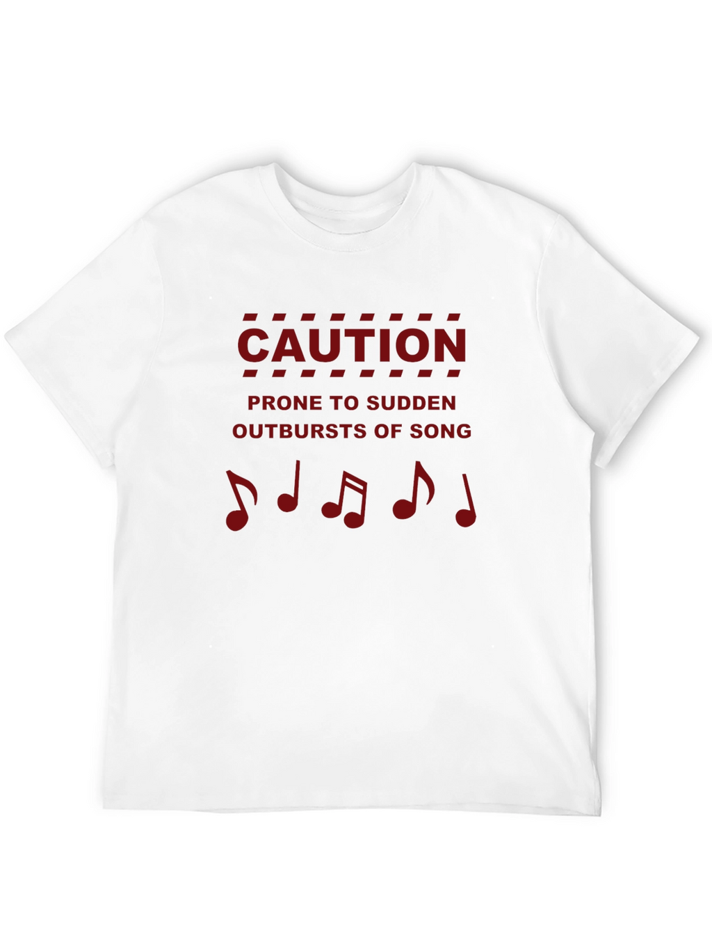 Caution Sudden Outbursts of Song Graphic Tee
