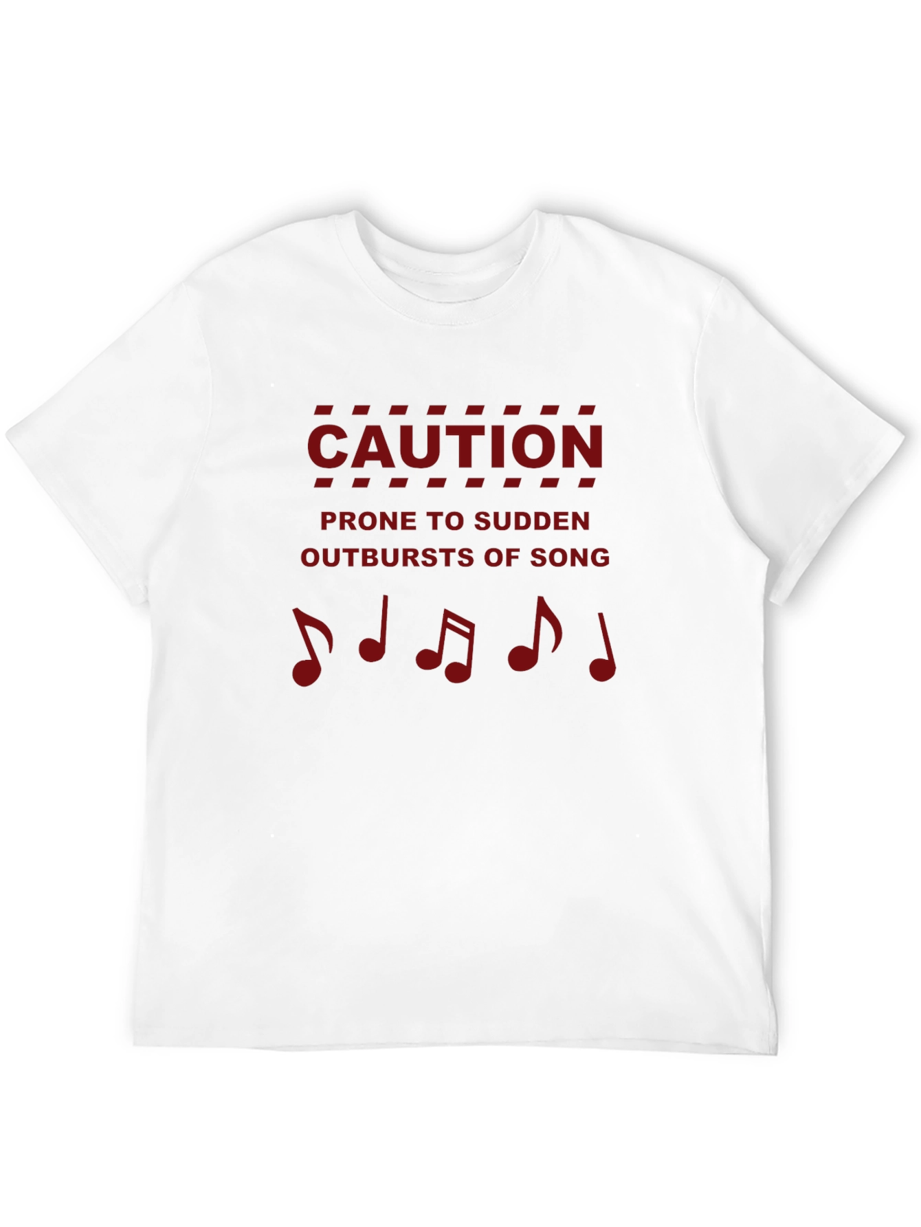 Caution Sudden Outbursts of Song Graphic Tee