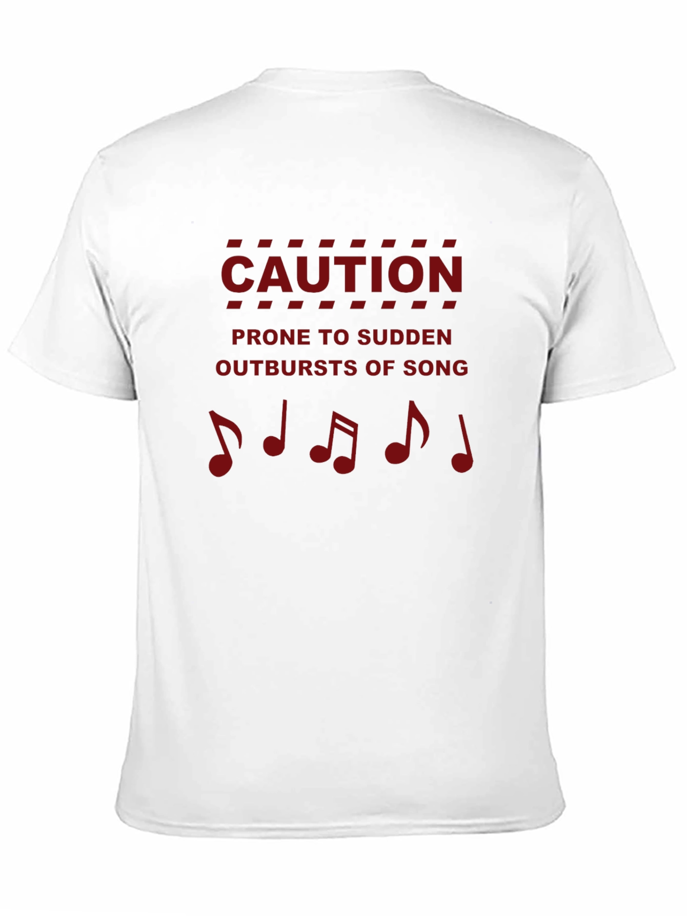 Caution Sudden Outbursts of Song Graphic Tee