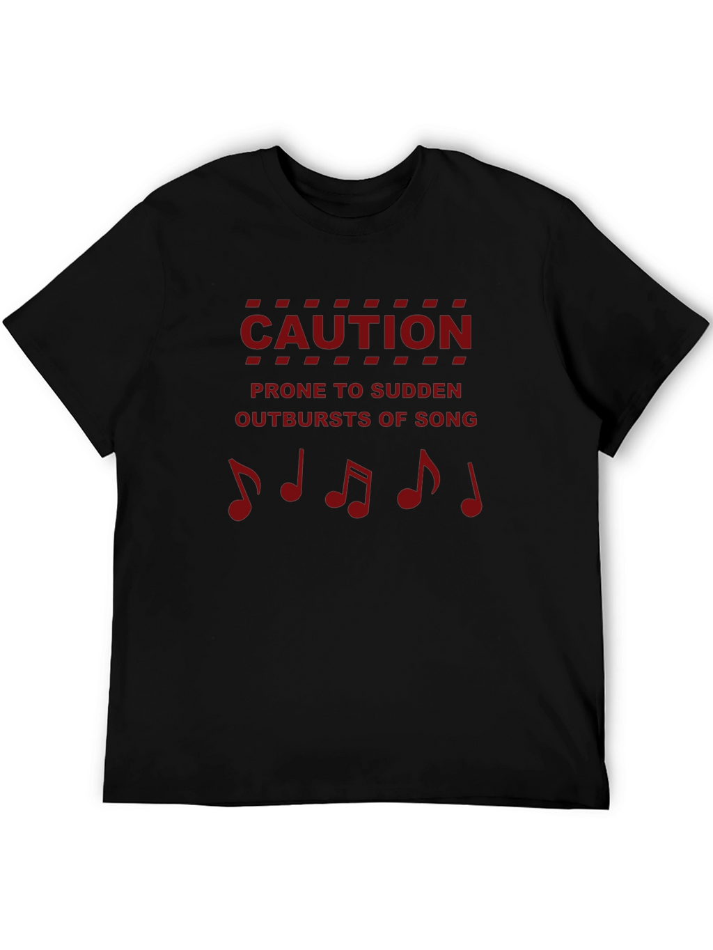 Caution Sudden Outbursts of Song Graphic Tee