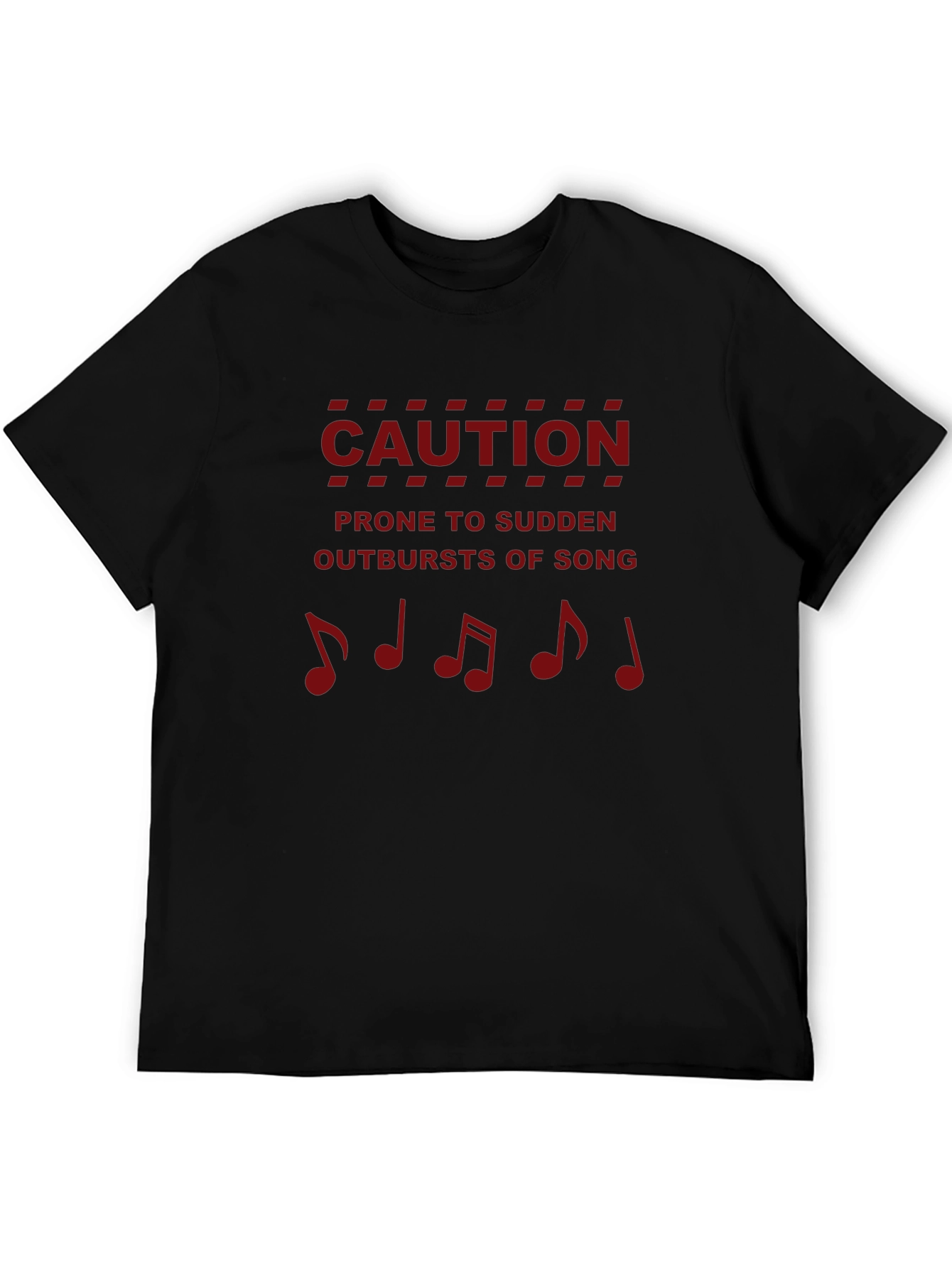 Caution Sudden Outbursts of Song Graphic Tee