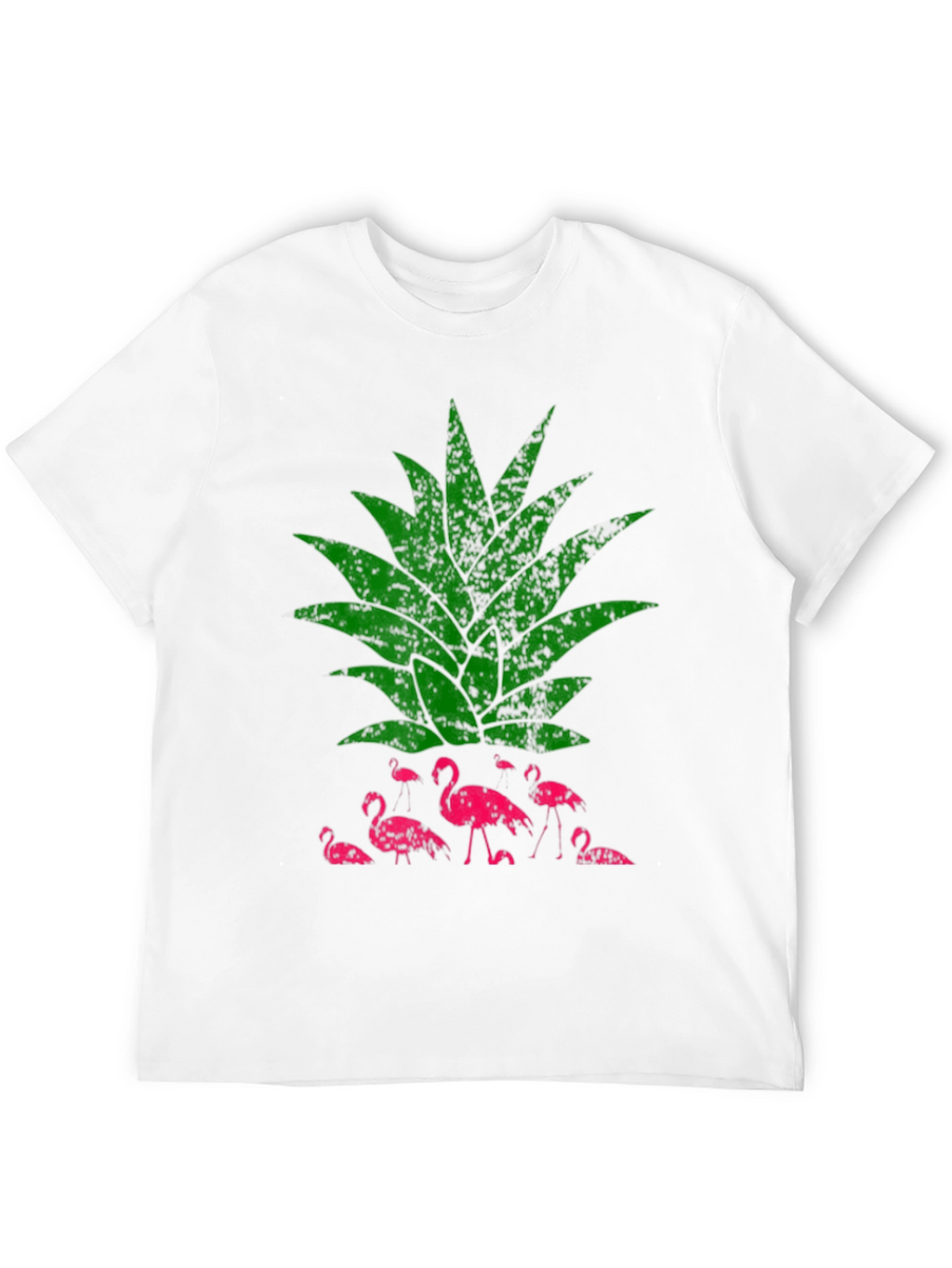Flamingo Pineapple Graphic T-Shirt