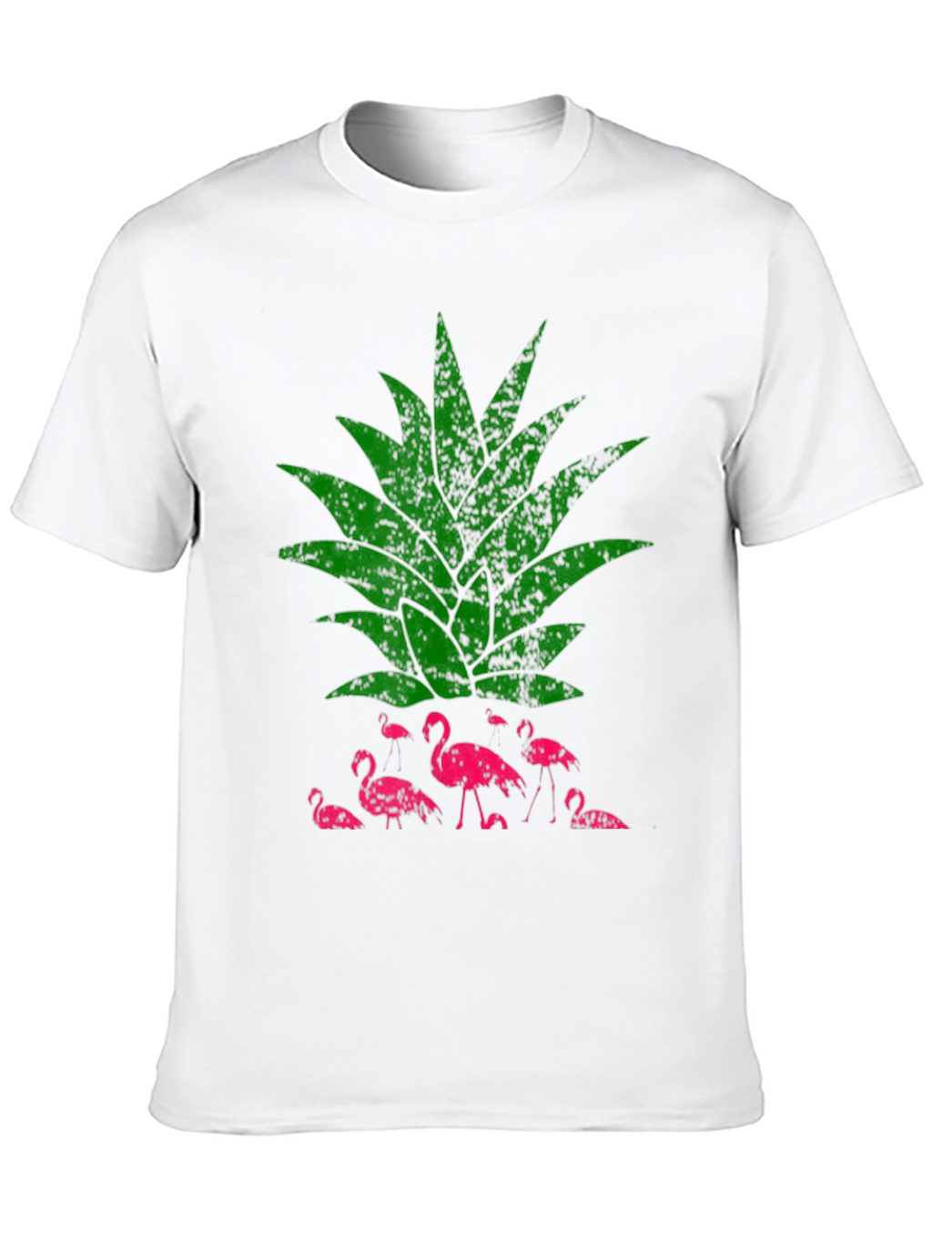Flamingo Pineapple Graphic T-Shirt