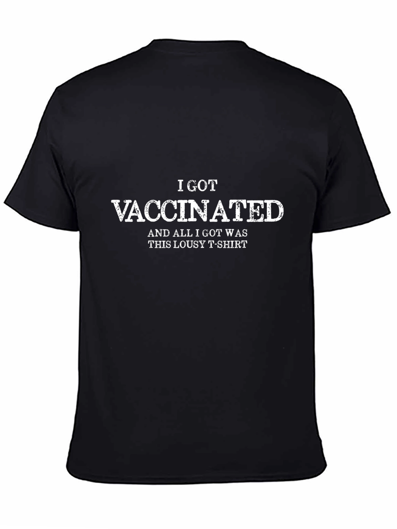 Vaccinated T-Shirt - Funny Statement Tee