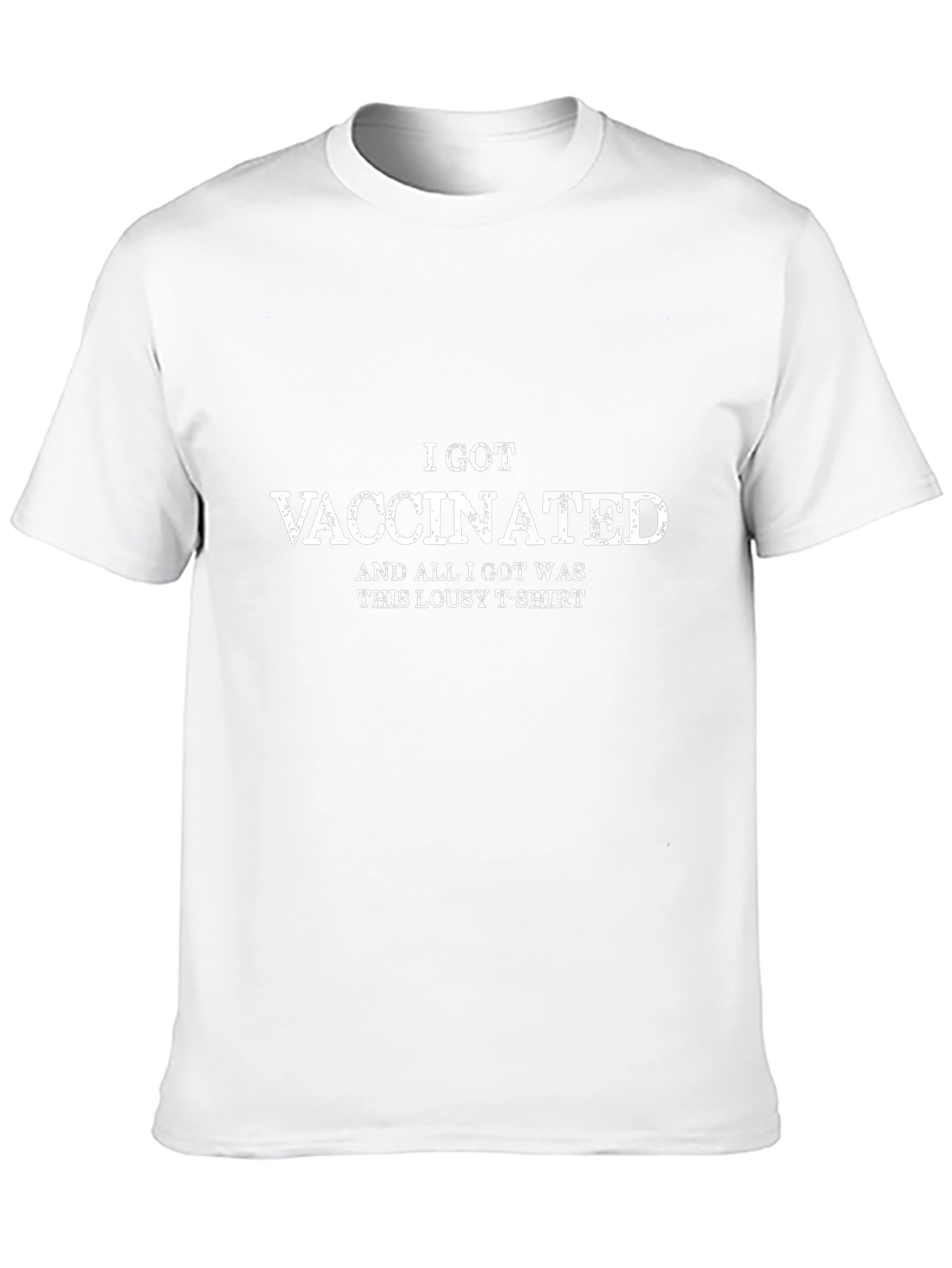 Vaccinated T-Shirt - Funny Statement Tee