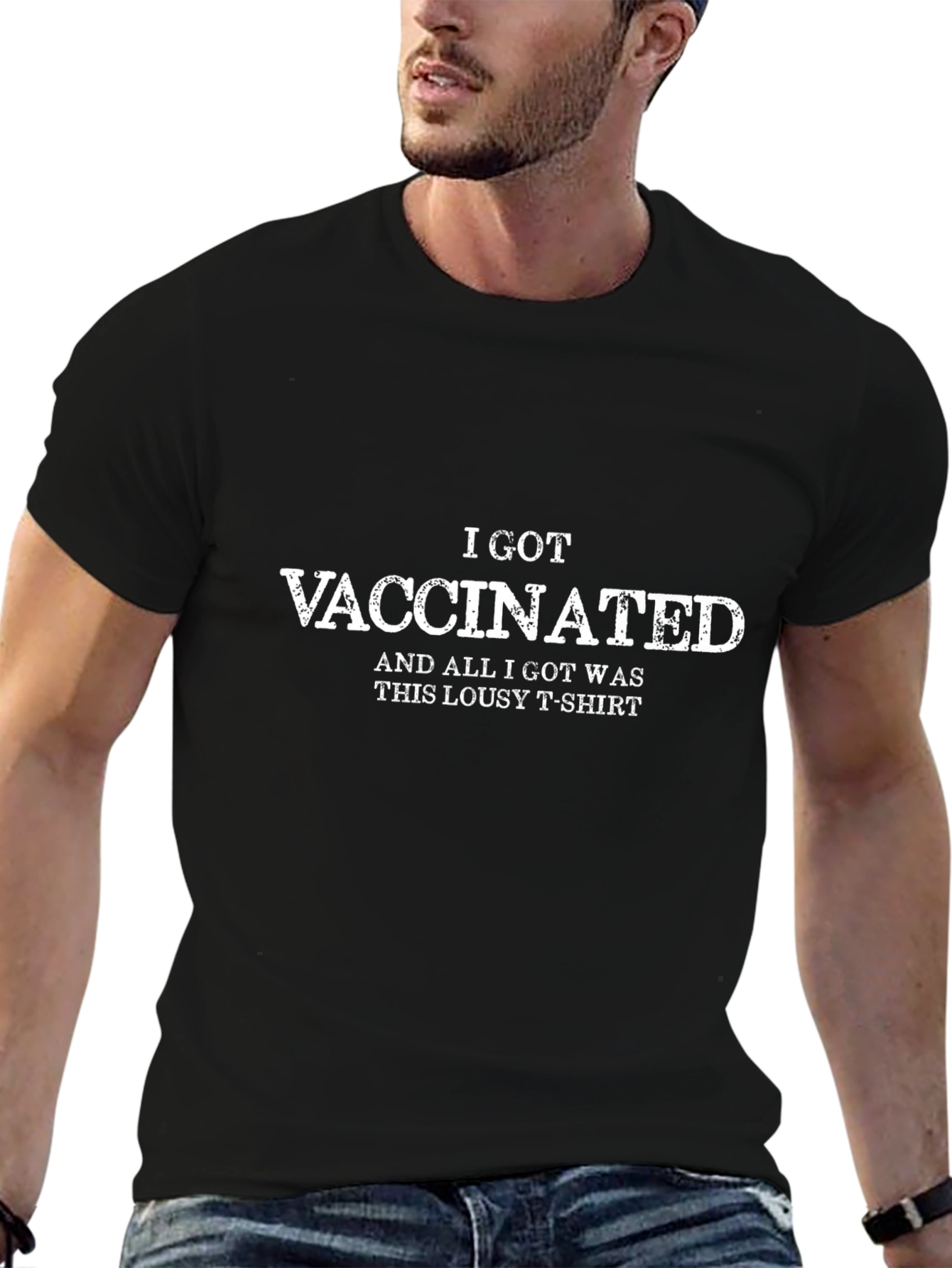 Vaccinated T-Shirt - Funny Statement Tee