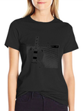 Guitar Amp Graphic Tee - Musicians Black T-Shirt
