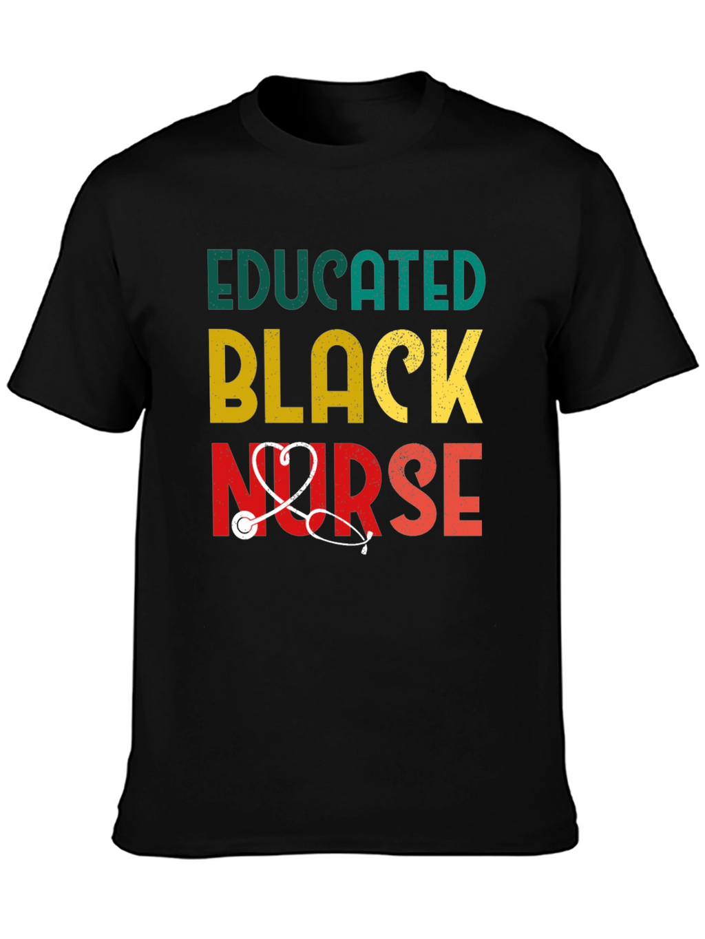 Educated Black Nurse T-Shirt