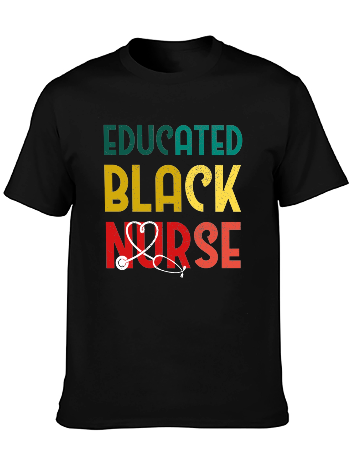 Educated Black Nurse T-Shirt