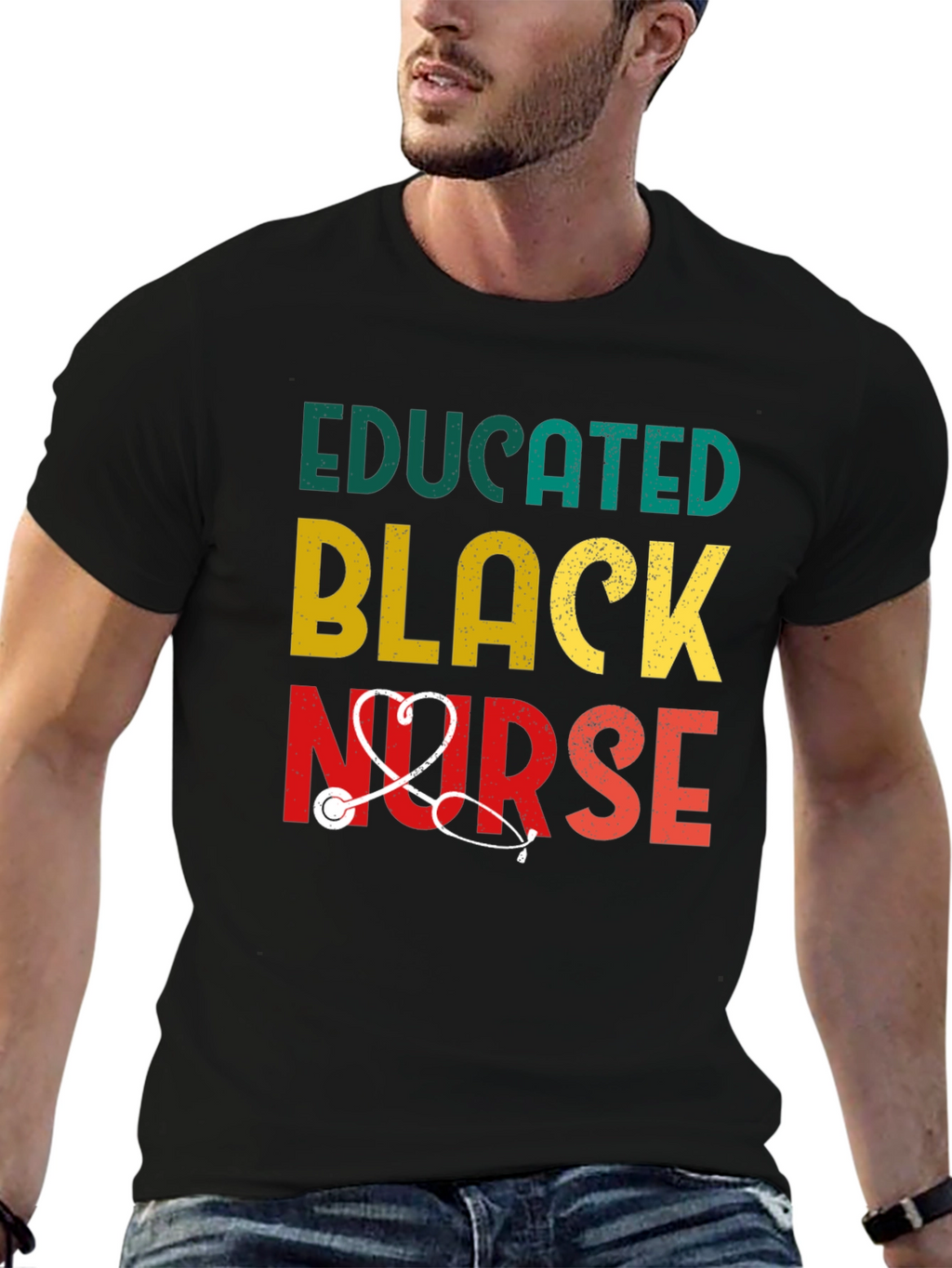 Educated Black Nurse T-Shirt