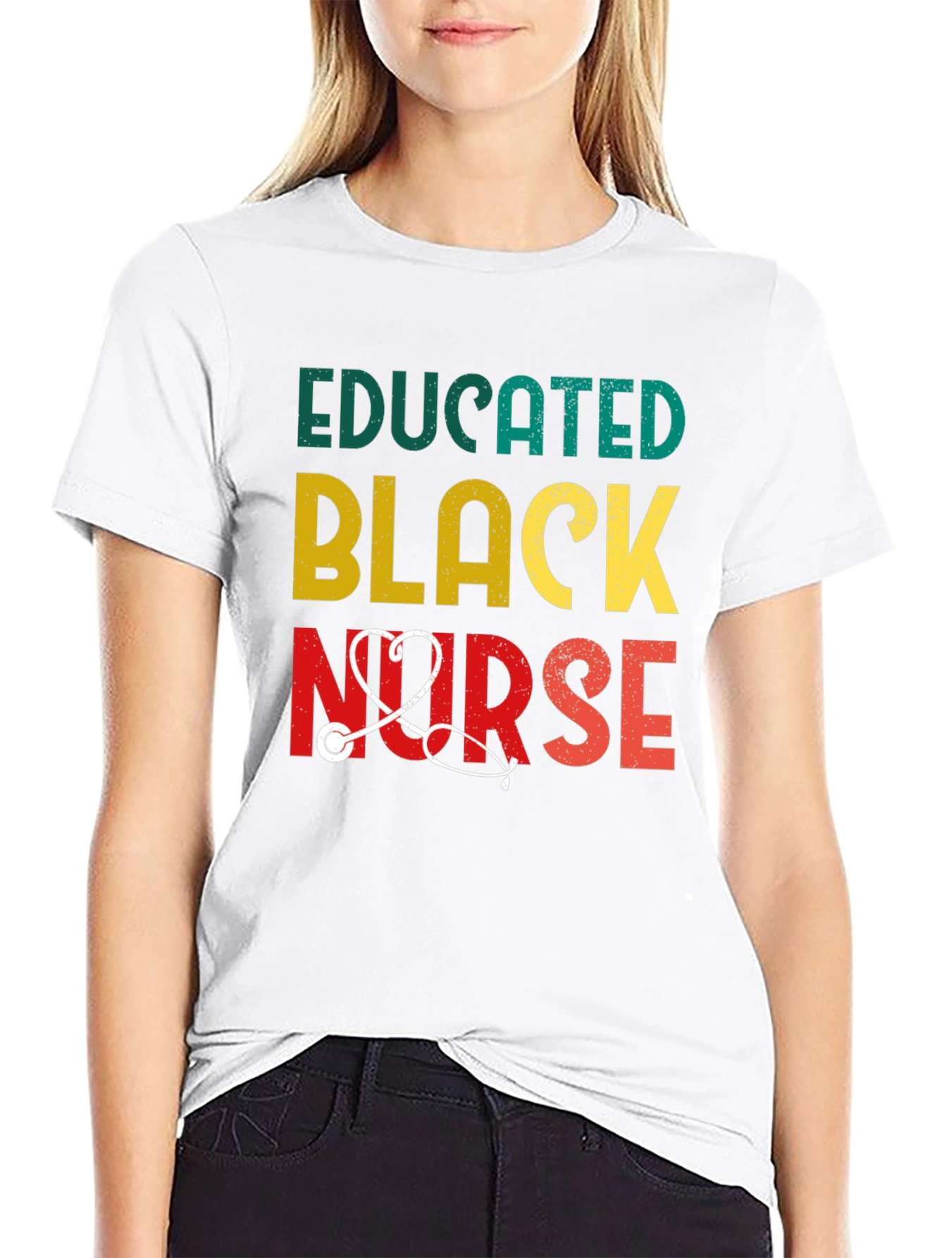 Educated Black Nurse T-Shirt