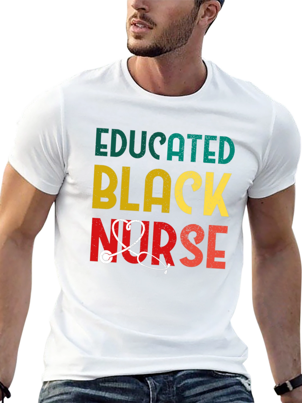 Educated Black Nurse T-Shirt