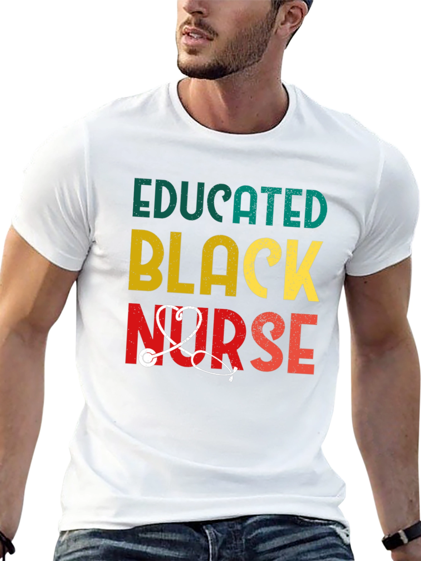 Educated Black Nurse T-Shirt