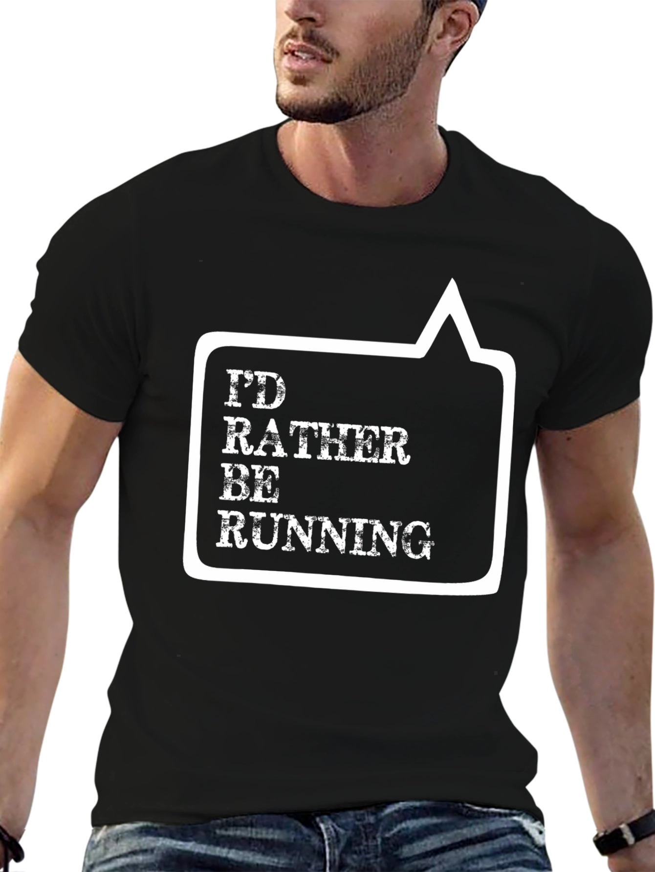 Id Rather Be Running Graphic Tee