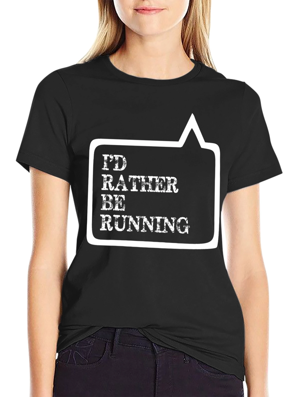 Id Rather Be Running Graphic Tee