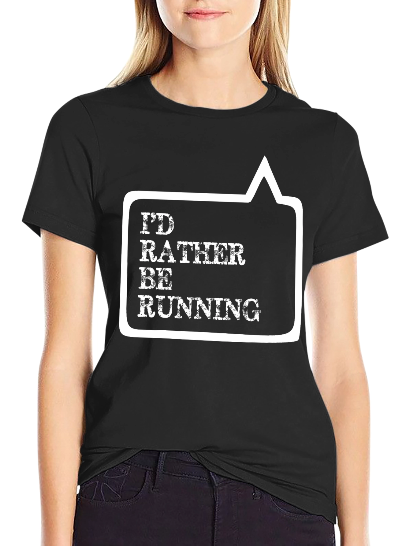 Id Rather Be Running Graphic Tee