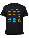 Gamer Spare Time T-Shirt: Play Watch Dream