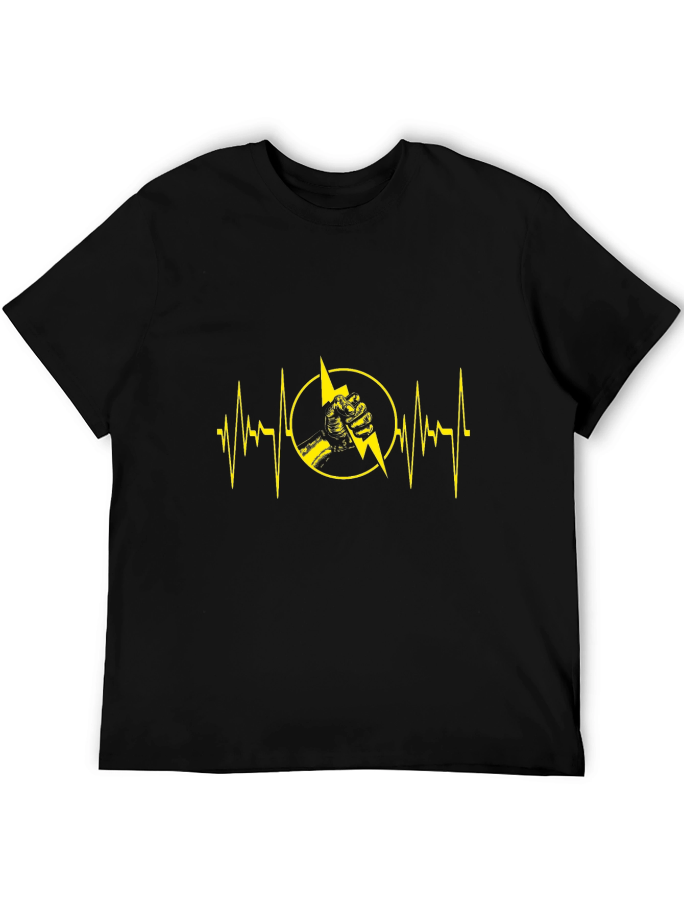 Electric Pulse Graphic T-Shirt
