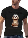 Sloth Lover T-Shirt: Slow & Steady Wins