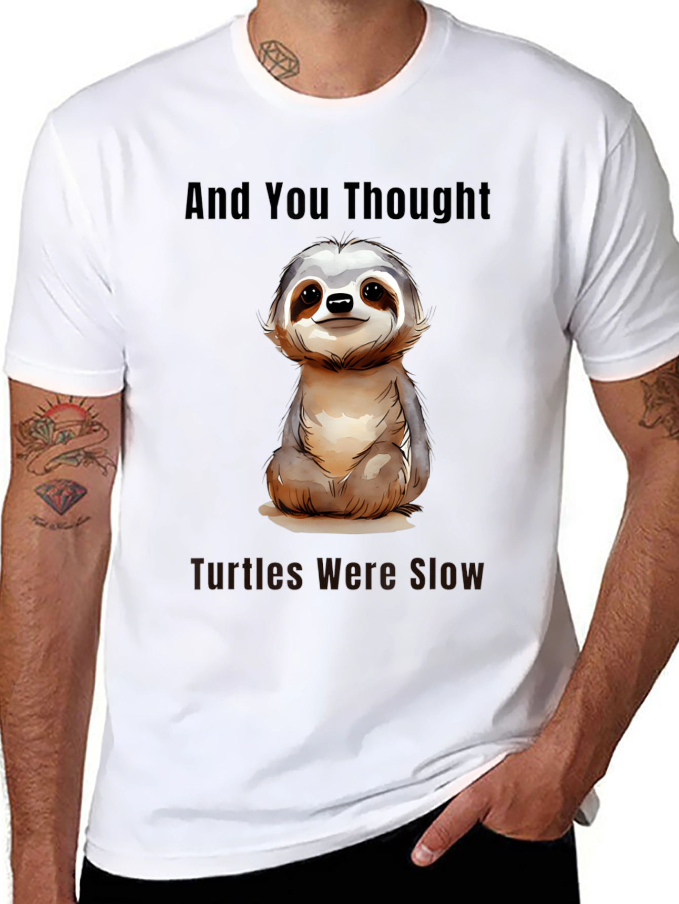 Sloth Lover T-Shirt: Slow & Steady Wins
