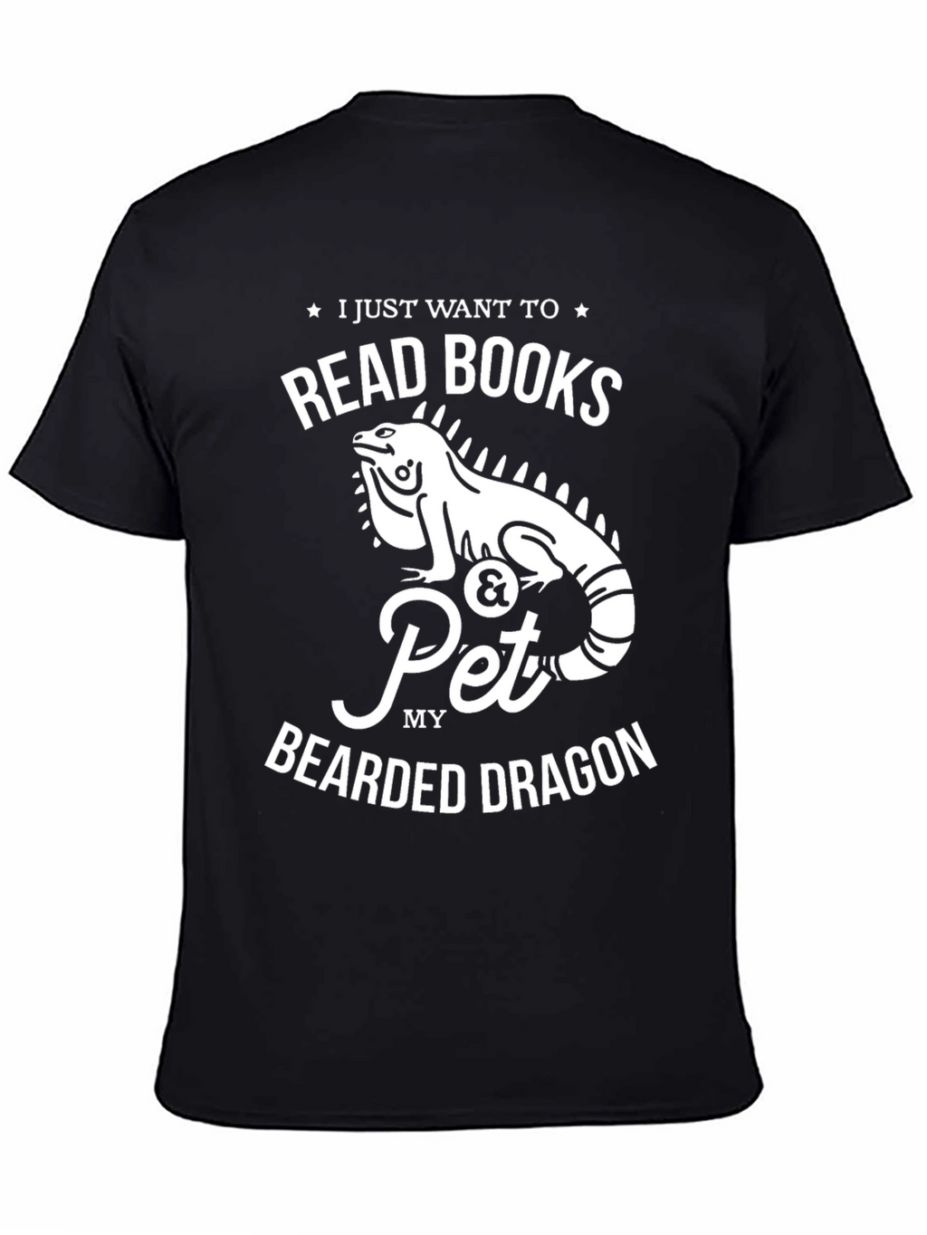 Read Books & Pet My Bearded Dragon T-Shirt