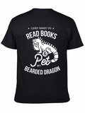 Read Books & Pet My Bearded Dragon T-Shirt