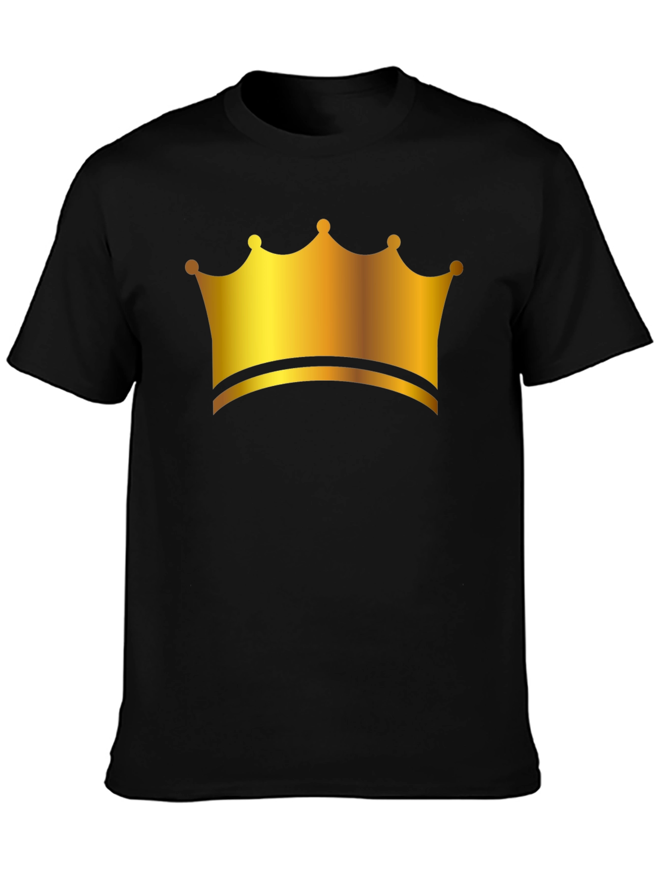 Golden Crown Black T-Shirt