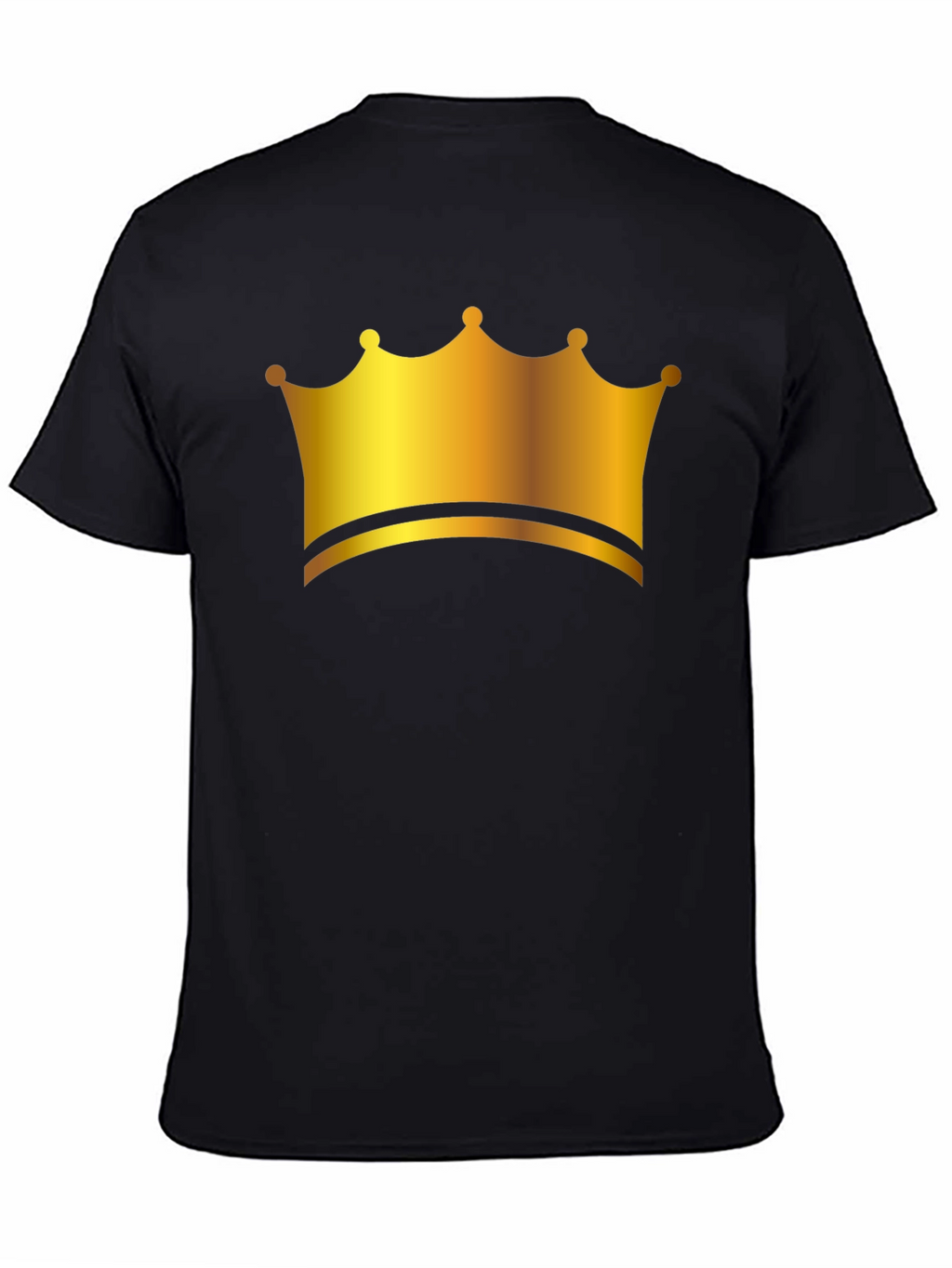 Golden Crown Black T-Shirt